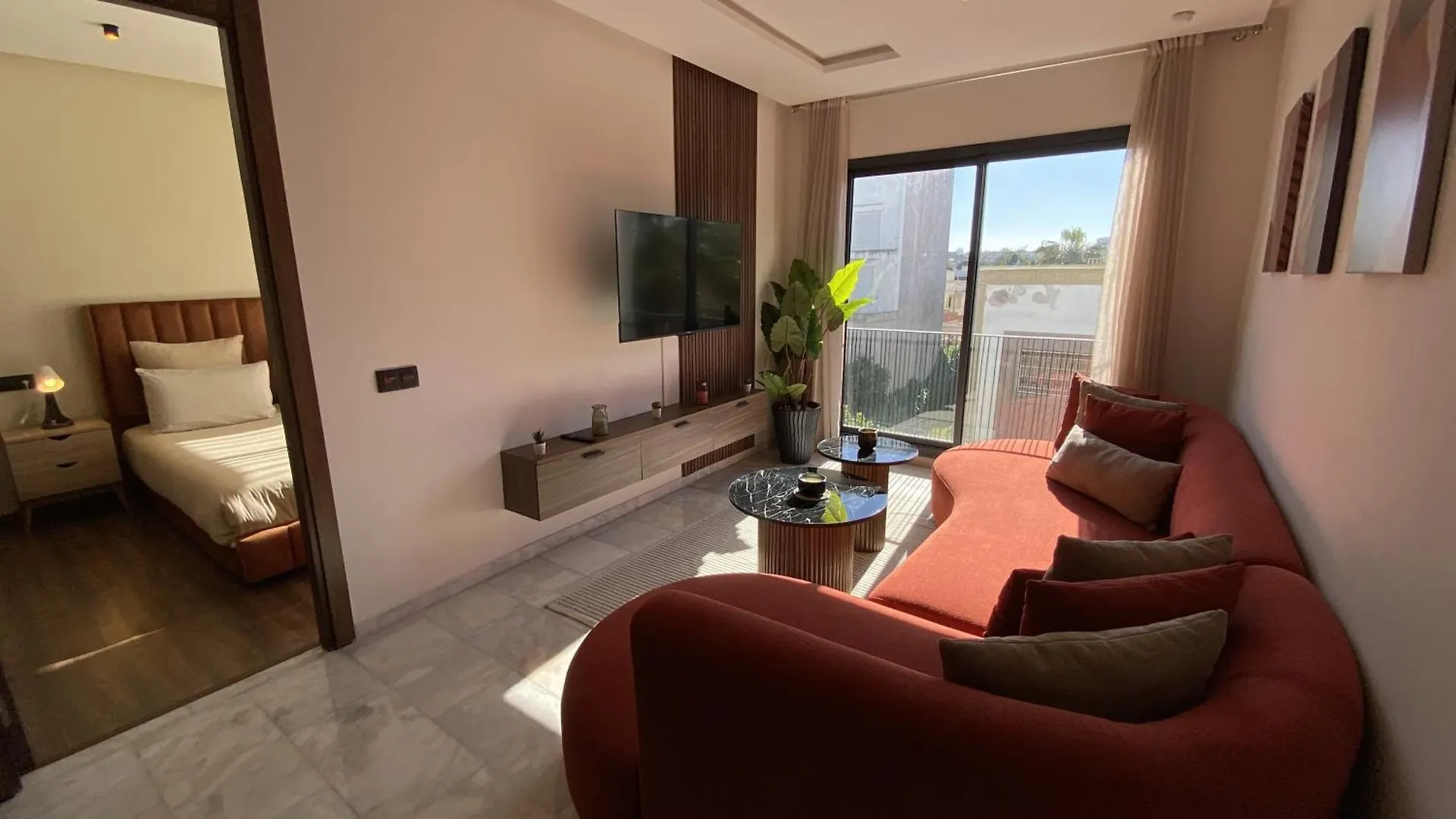Διαμέρισμα Modern & Fully Equipped 1Bdr Flats In Palmiers Central Casablanca With Terrace & Parking