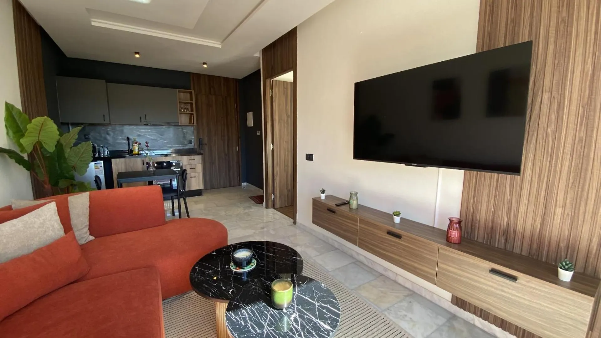 Διαμέρισμα Modern & Fully Equipped 1Bdr Flats In Palmiers Central Casablanca With Terrace & Parking