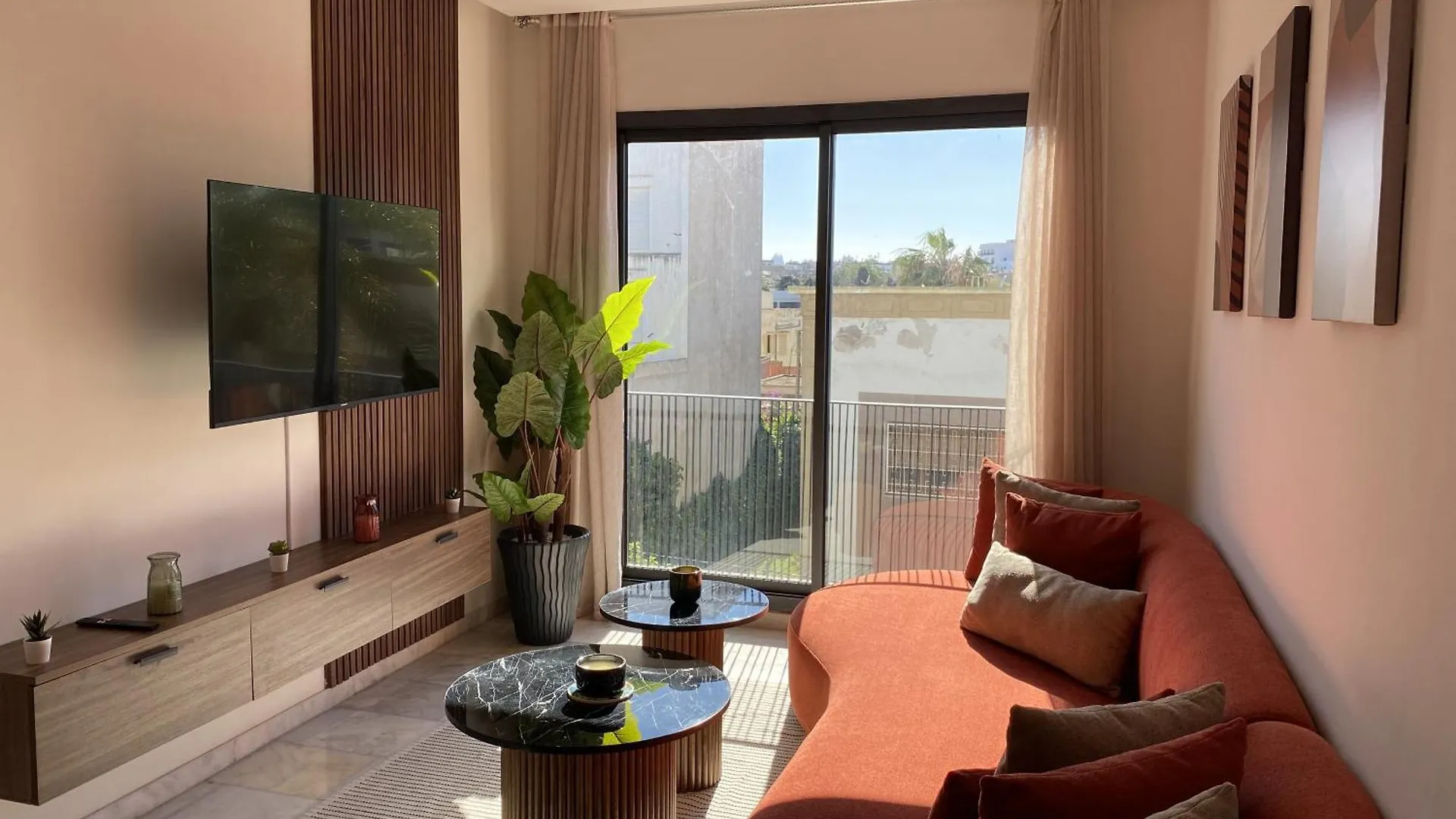 Διαμέρισμα Modern & Fully Equipped 1Bdr Flats In Palmiers Central Casablanca With Terrace & Parking Μαρόκο